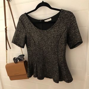 LUSH peplum top